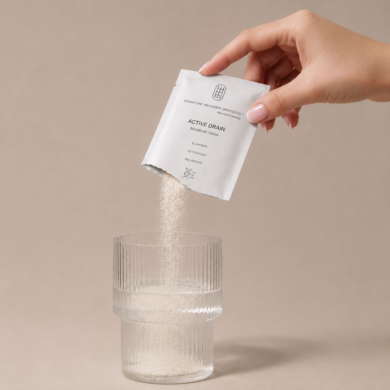 ACTIVE DRAIN™ — phase de récupération active